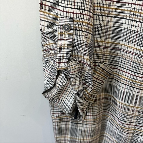 Zara Lightweight Plaid Check Jacket Coat - Picture 7 of 11